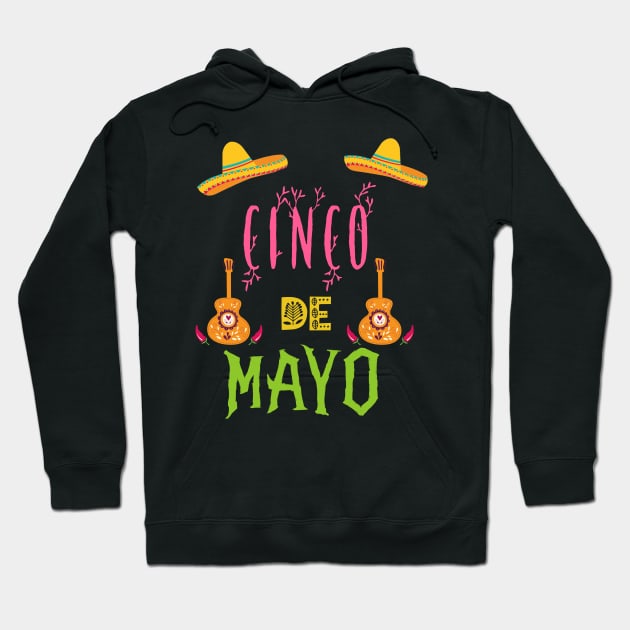 Cinco De Mayo Hoodie by UnderDesign